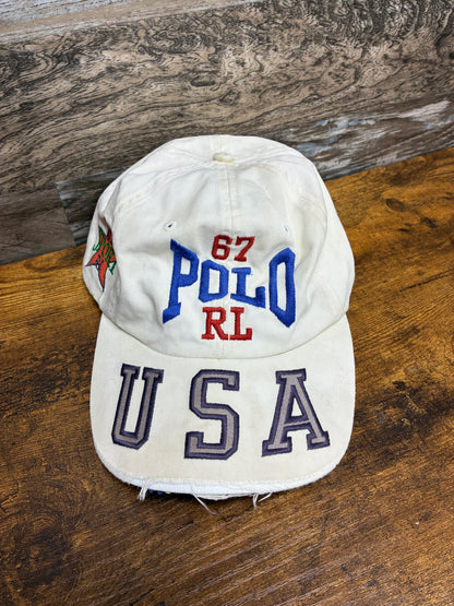 OS - Vintage Polo by Ralph Lauren “ 67 “ USA Fitted Cap