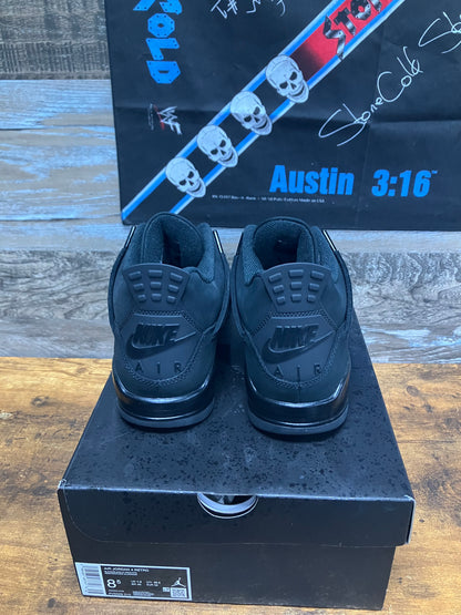 8.5 - Nike Air Jordan 4 Retro "Black Cat" sneakers