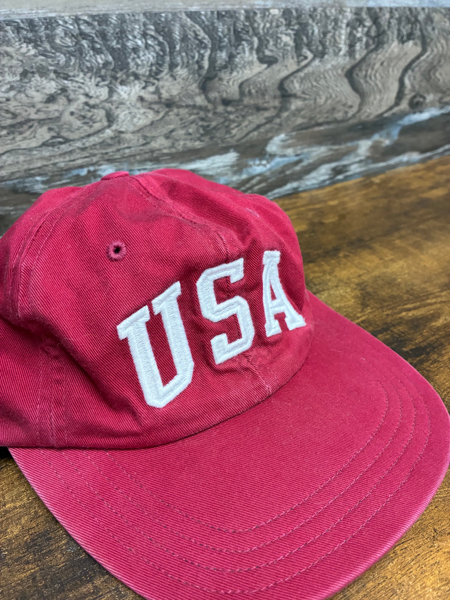 OS - Vintage Polo Ralph Lauren USA Red Hat