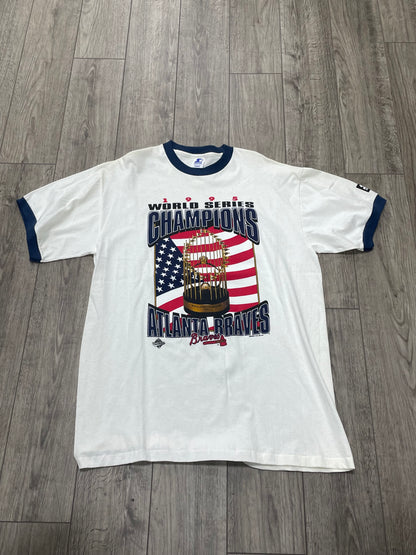 Atlanta Braves 1995 Ringer Size Large