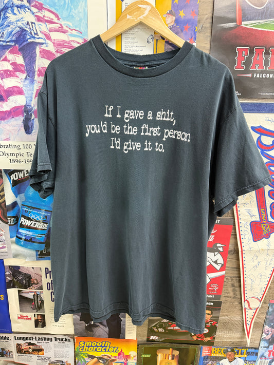 XL - Vintage Humor Tee Distressed
