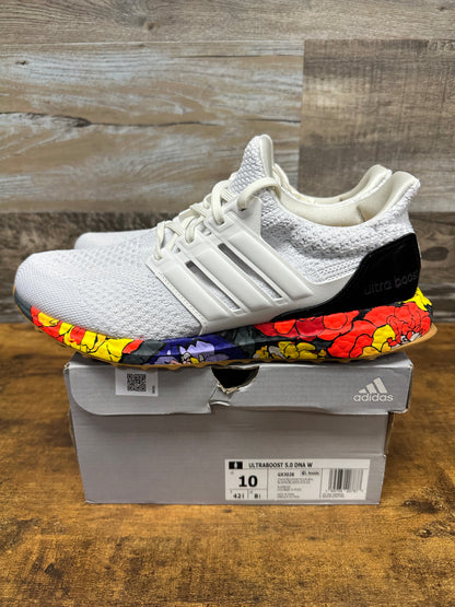 Adidas Ultraboost White Floral Size 10W New