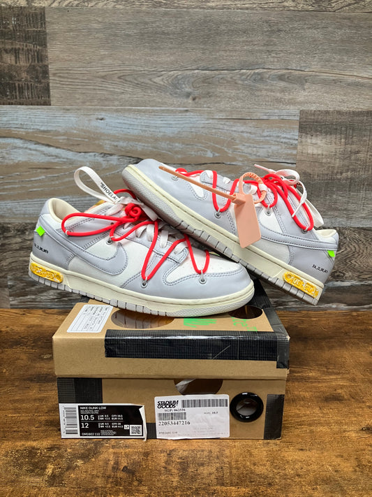 10.5 - Off-White Lot 6 Dunk Low