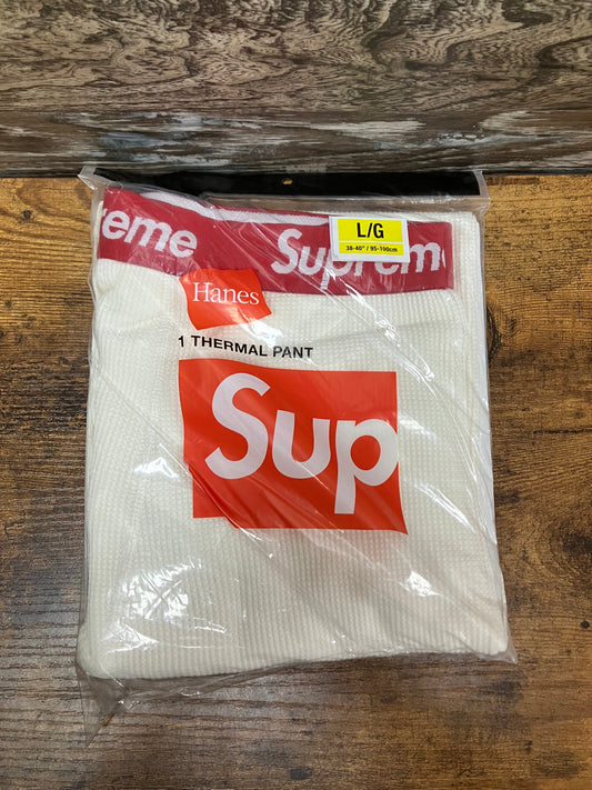 Supreme Hanes Thermal Pants Size Large