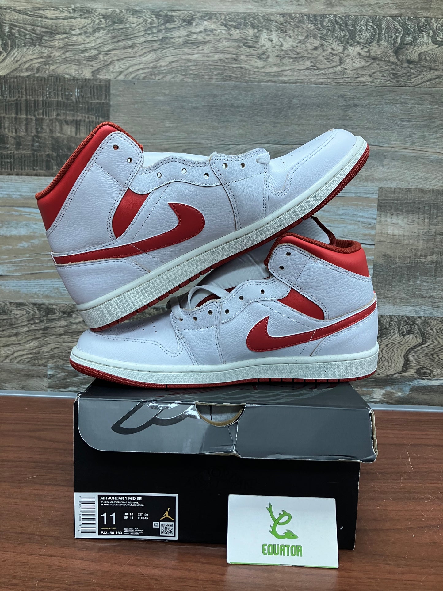 Jordan 1 Mid SE Dune Red Size 11