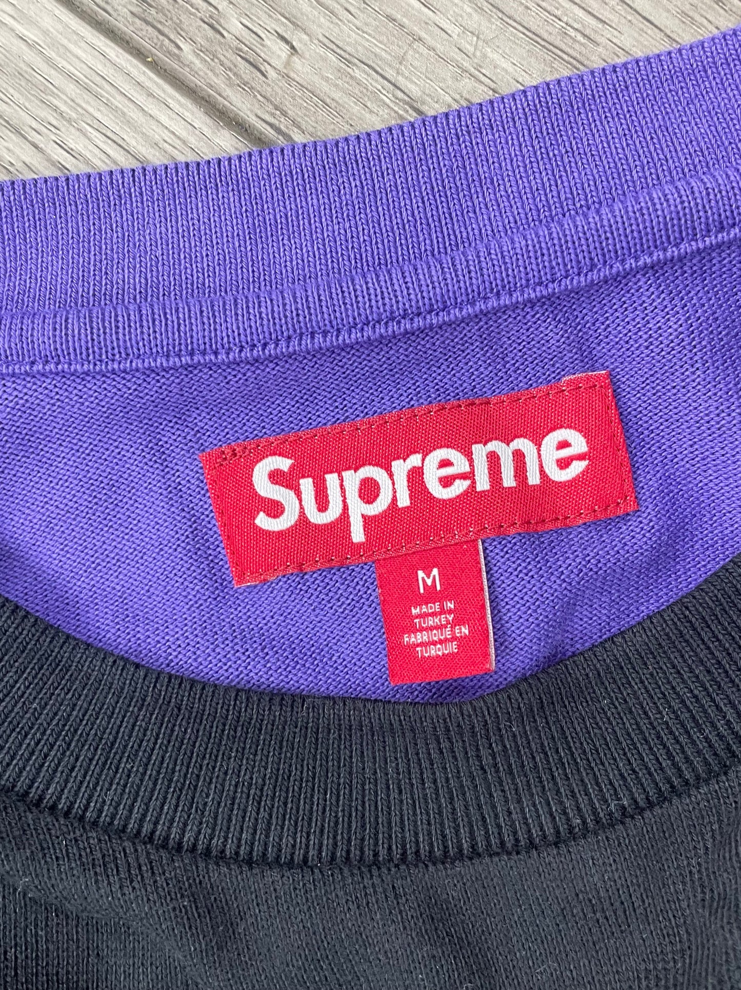 Supreme Split Long Sleeve Football Size Medium