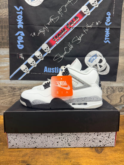 Nike Air Jordan 4 Retro White Cement 10.5