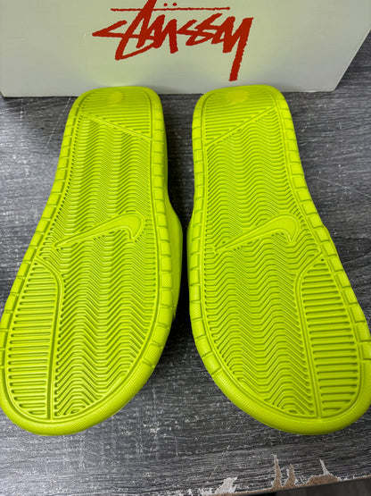 Stussy benassi Nike slides volt size 10