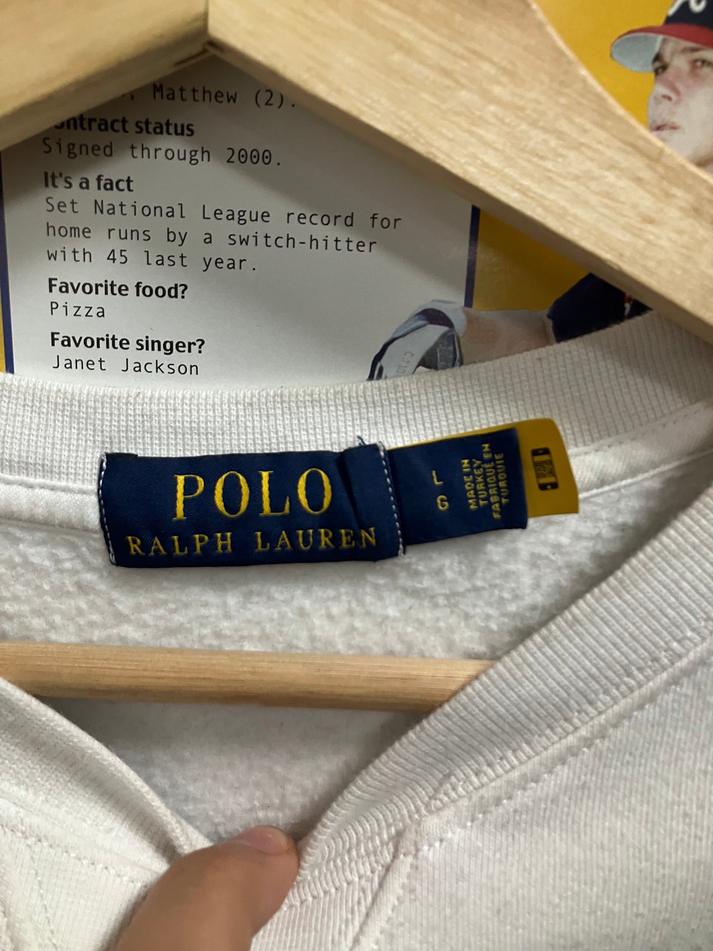L - Polo By Ralph Lauren Bear Crewneck