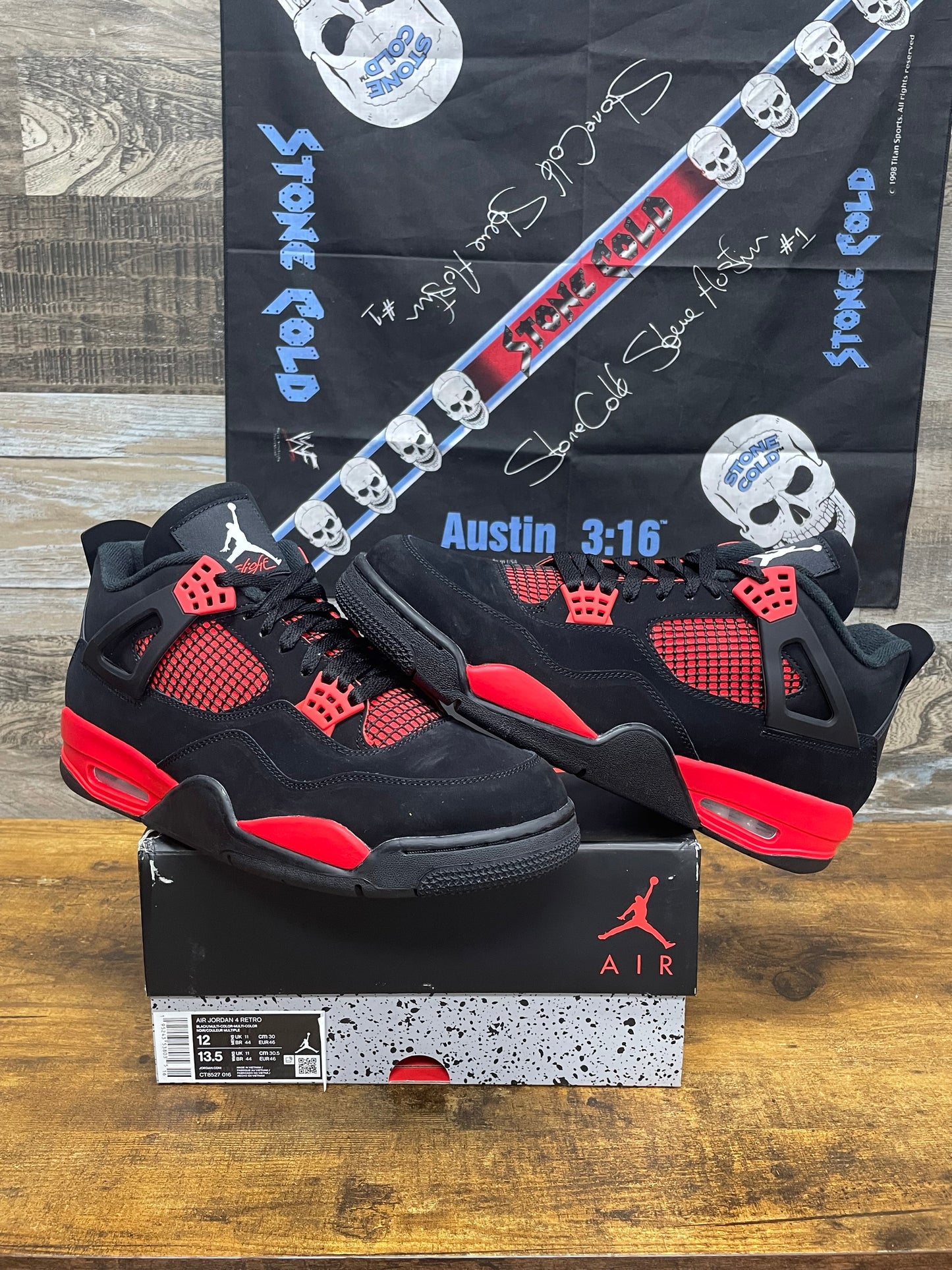 12 - Nike Air Jordan 4 Red Thunders