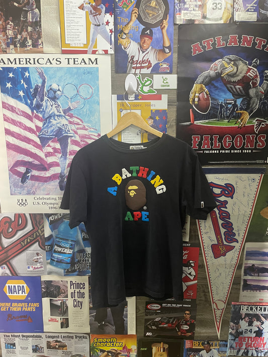 Bape Multicolor College Tee L