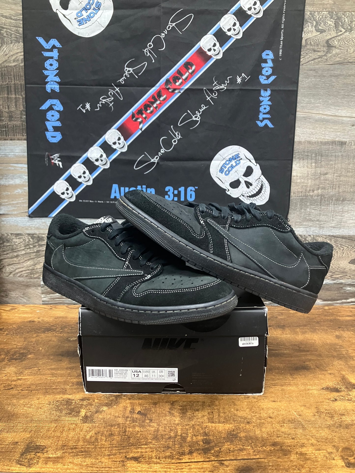 12 - Jordan 1 Retro Low OG SP Travis Scott Black Phantom