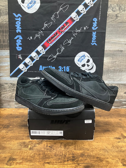 12 - Jordan 1 Retro Low OG SP Travis Scott Black Phantom