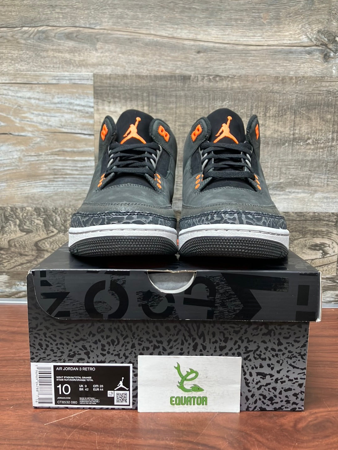 Jordan 3 Retro Fear Pack Size 10