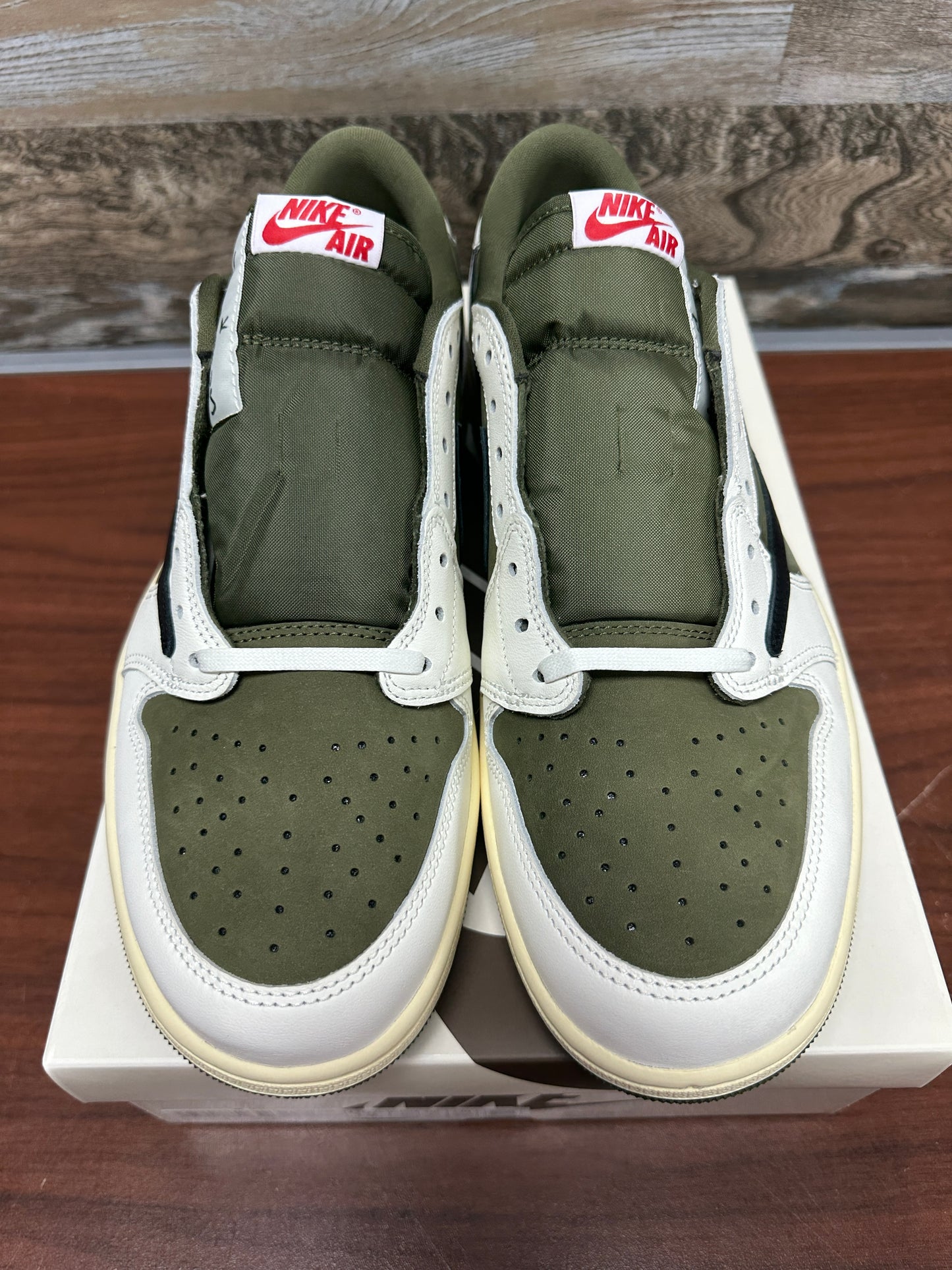 Jordan 1 low Travis olive Size 12 New