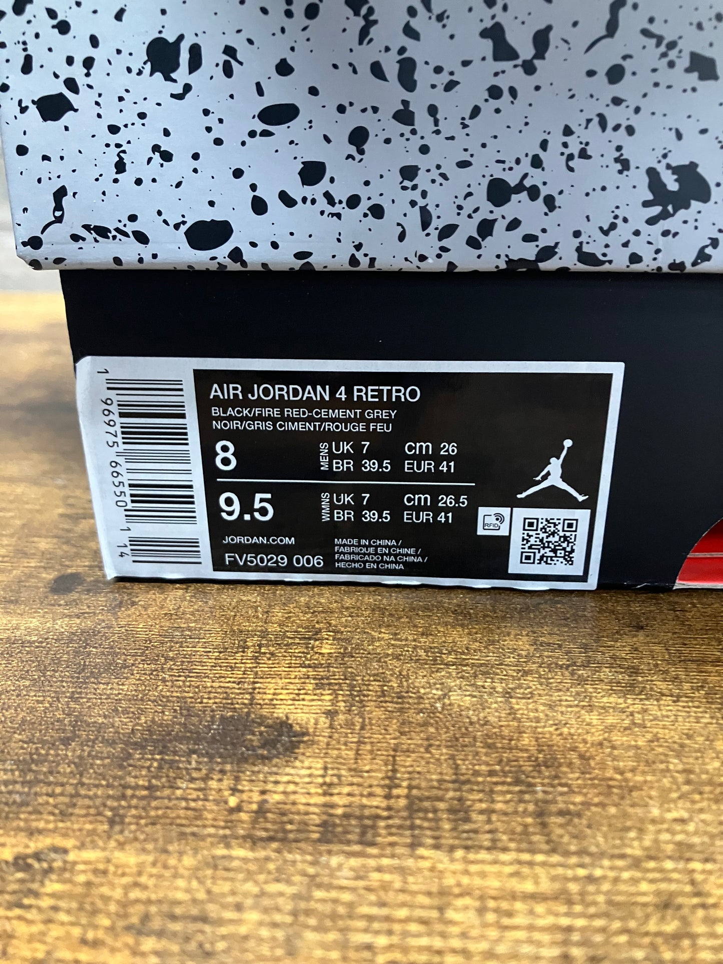 8 - Nike Air Jordan 4 Retro "Bred Reimagined" sneakers