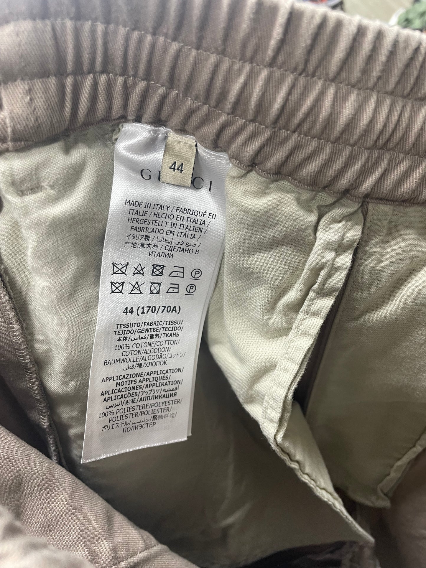 Gucci Beige Trousers Waist 28in