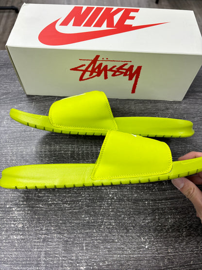 Stussy benassi Nike slides volt size 10