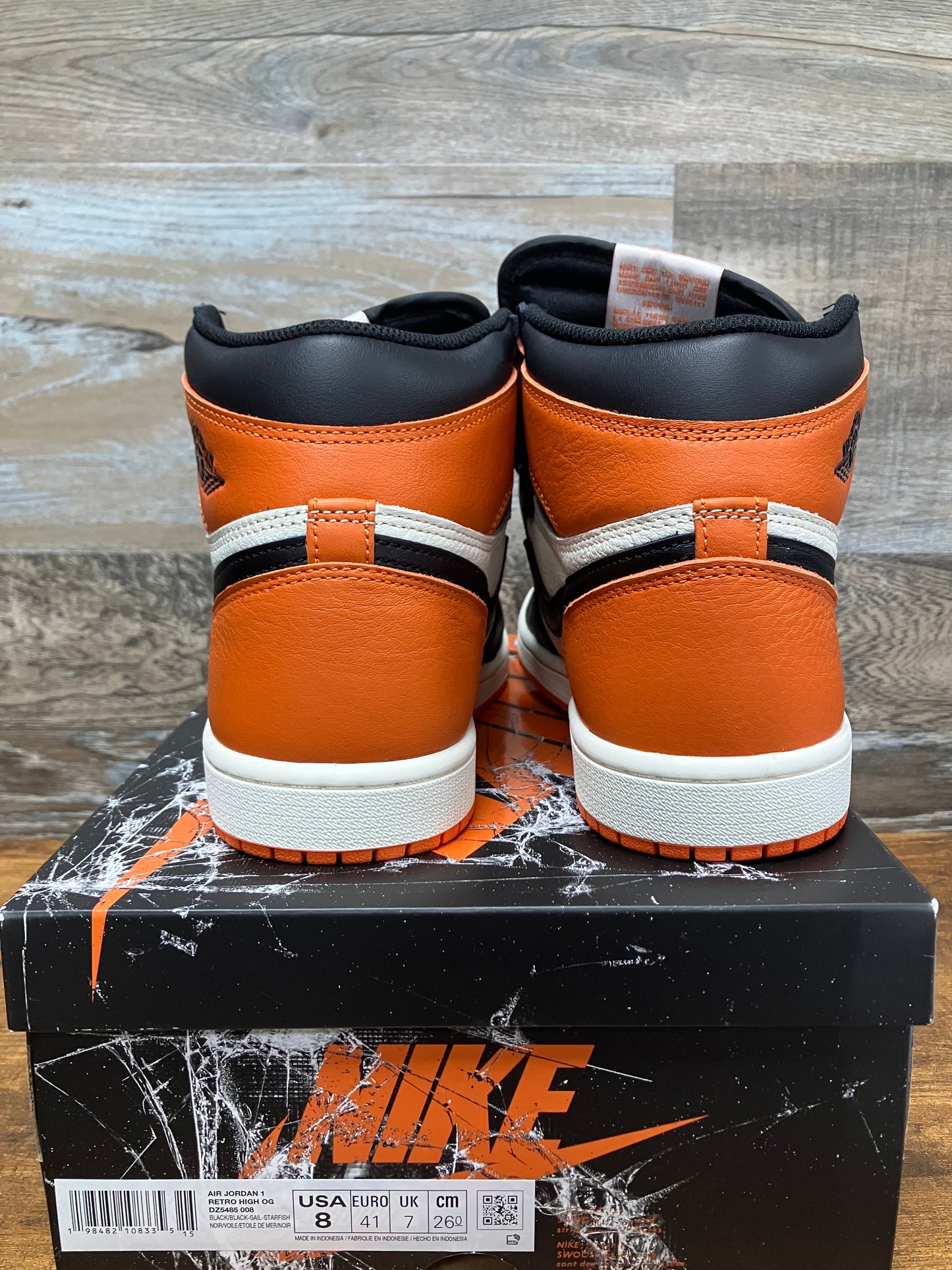 Jordan 1 High Shattered Backboard Size 8