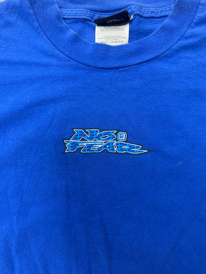 Vintage No Fear Blue tee Size L