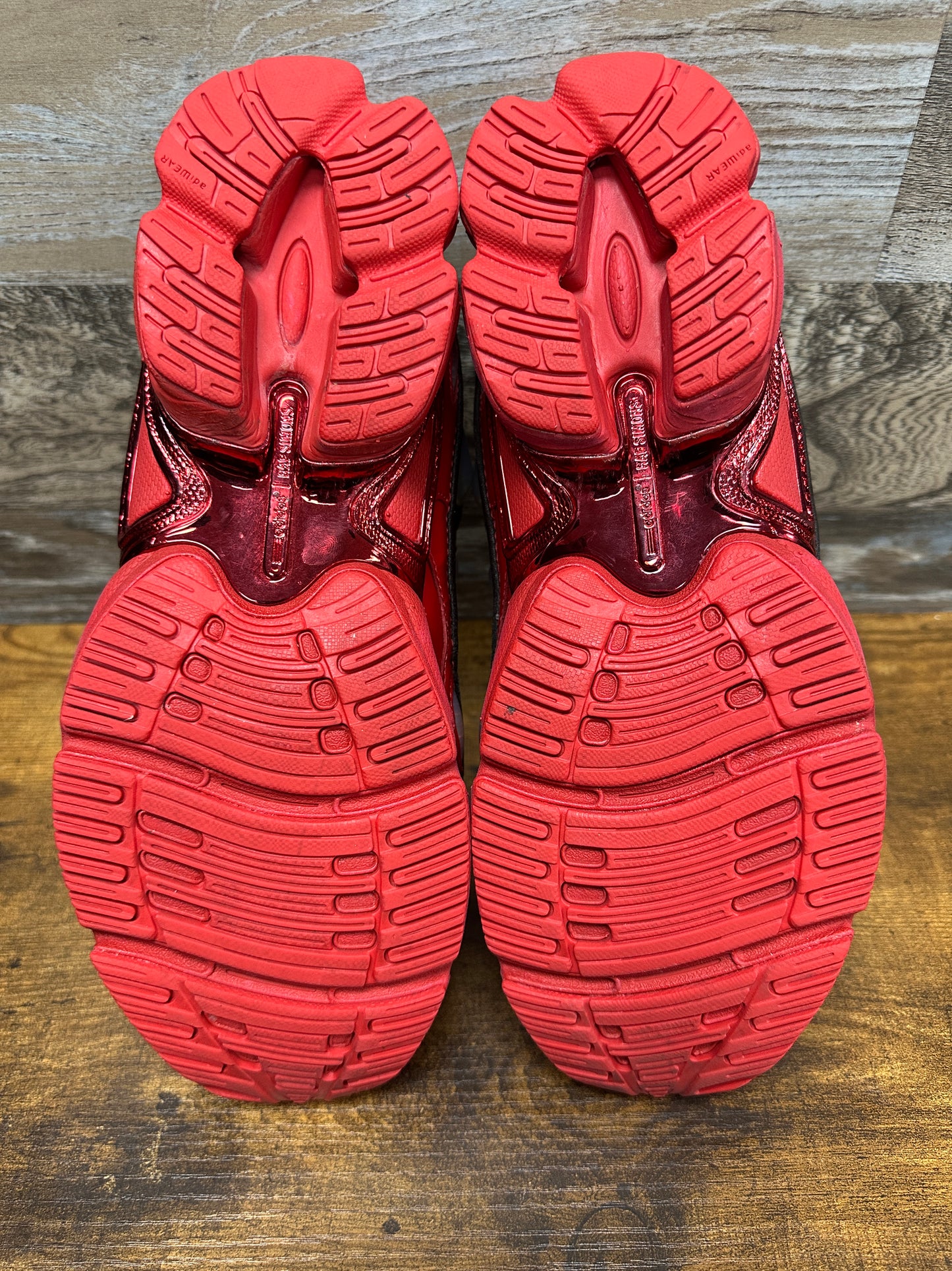 8 - Adidas RAF Simon’s Red/Black