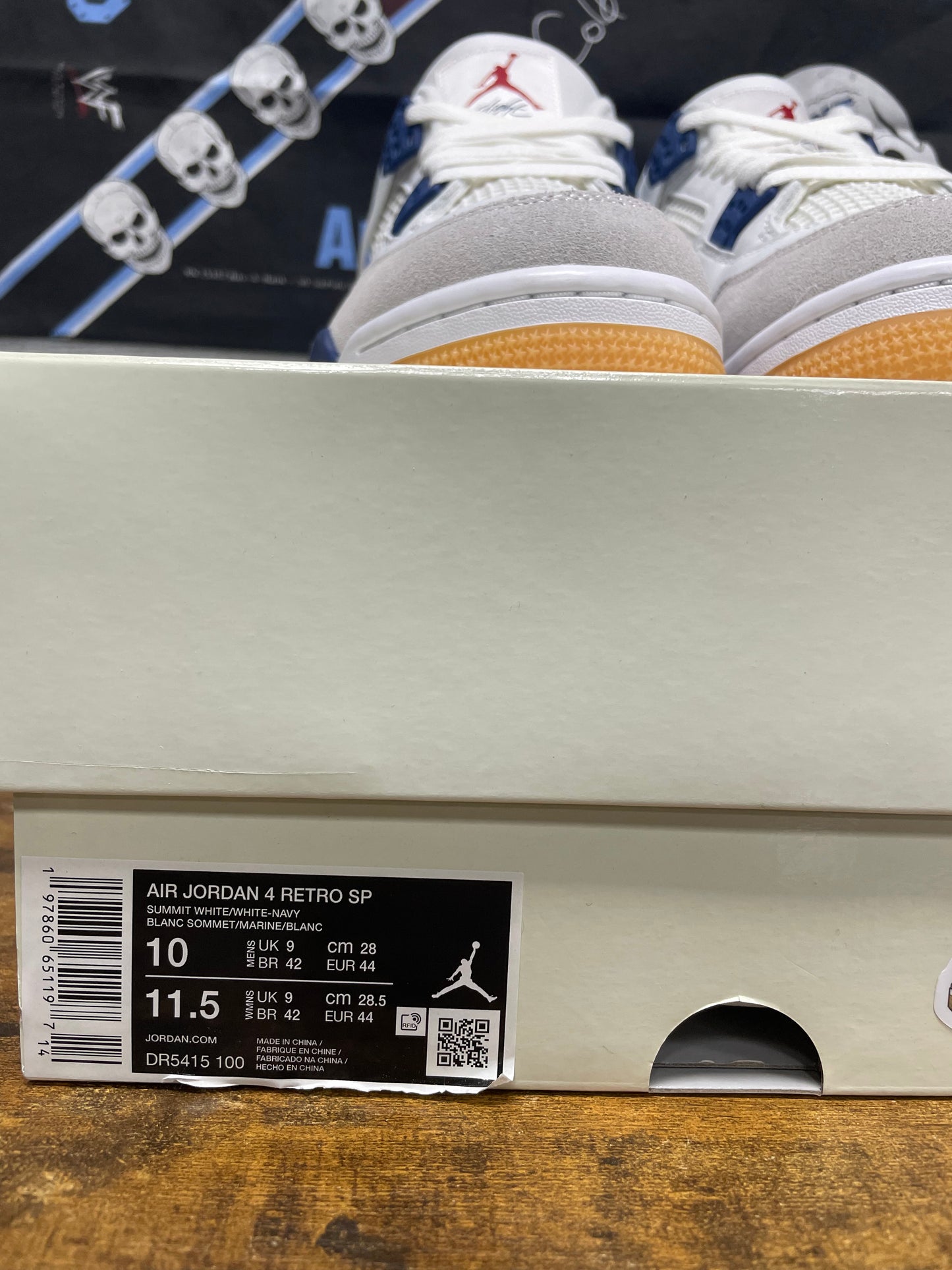 Nike SB x Air Jordan 4 Retro SP "Navy" 10