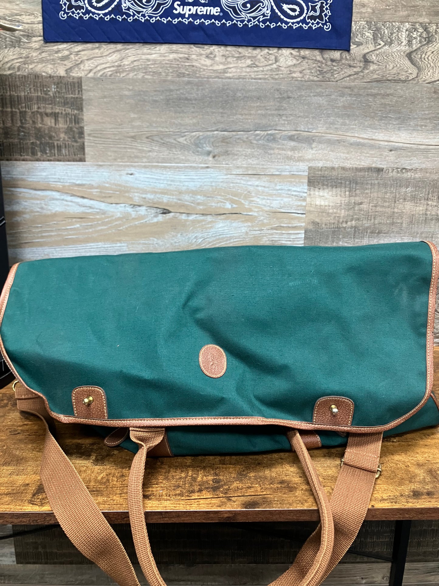 Polo Green Duffle Bag
