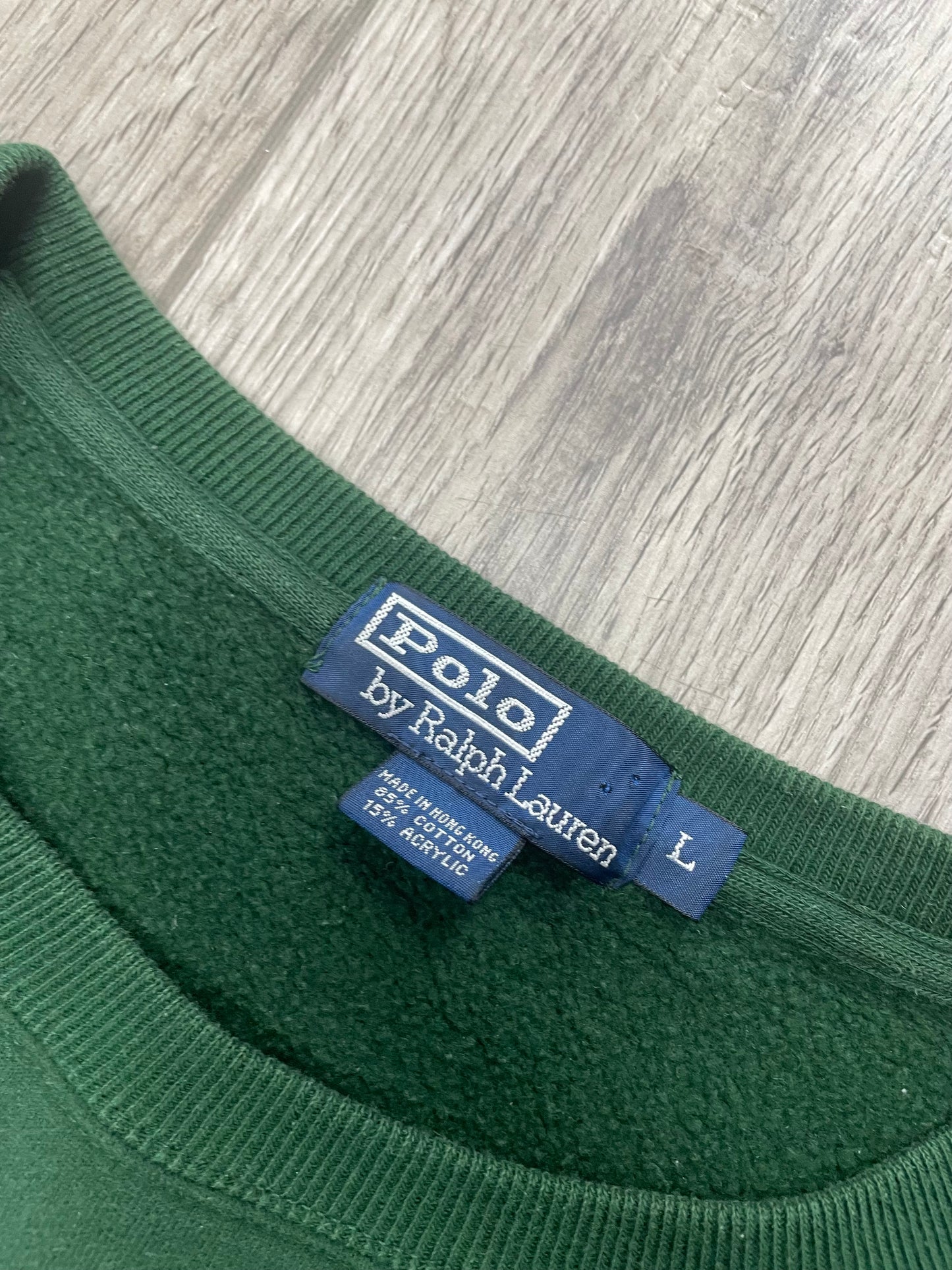 L-Polo Ralph Lauren golden retriever logo Crewneck