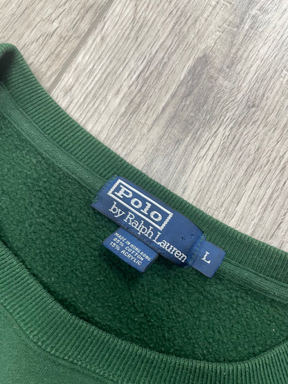 L-Polo Ralph Lauren golden retriever logo Crewneck