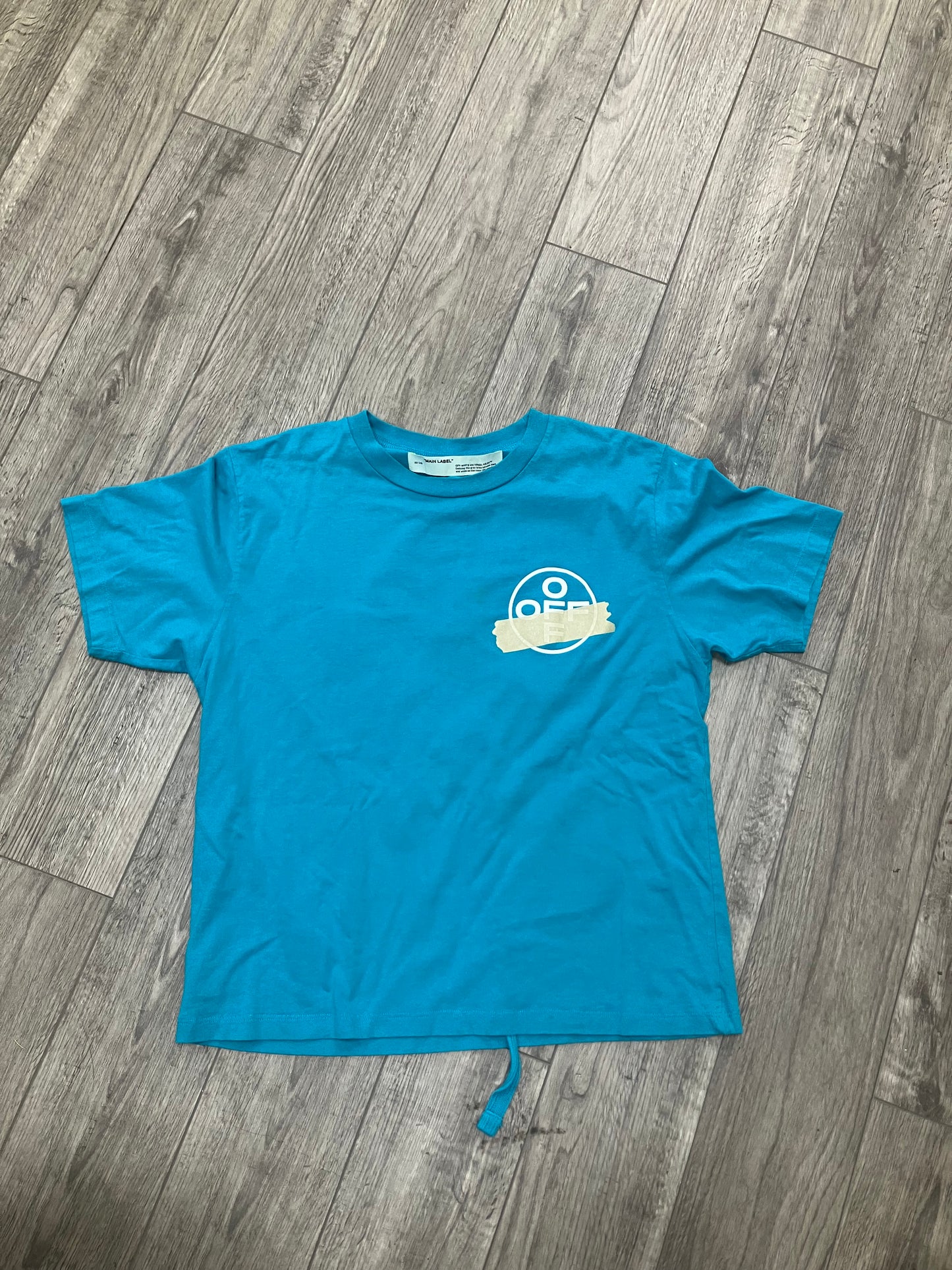 Off White Tape Tee M