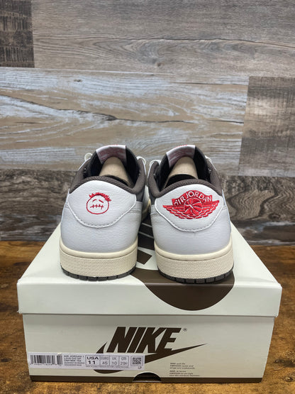 11 - Travis Scott x Air Jordan 1 Retro Low OG 'Reverse Mocha' sneaker