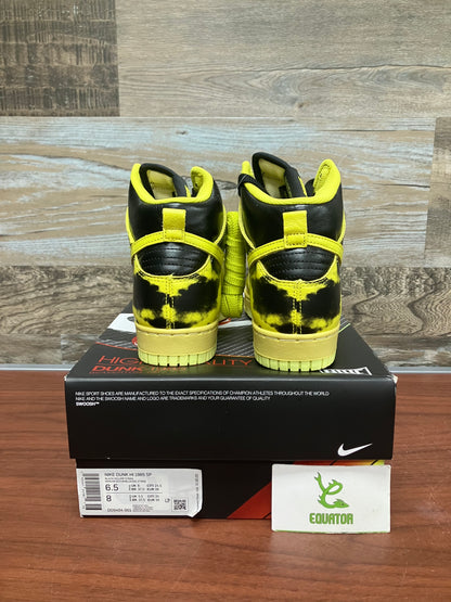 Dunk High 1985 Yellow Acid Wash Size 6.5