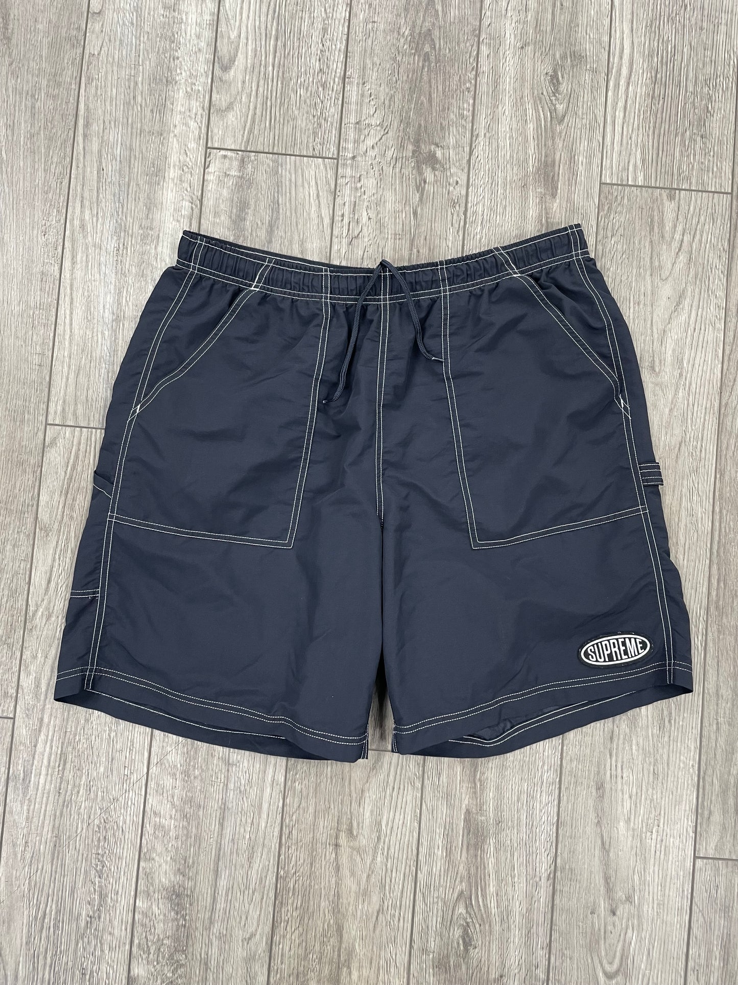Supreme Nylon Painter Shorts Black SS22