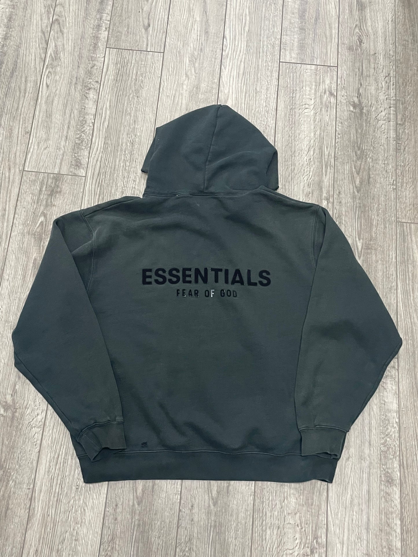 L - FOG Black Essentials Hoodie