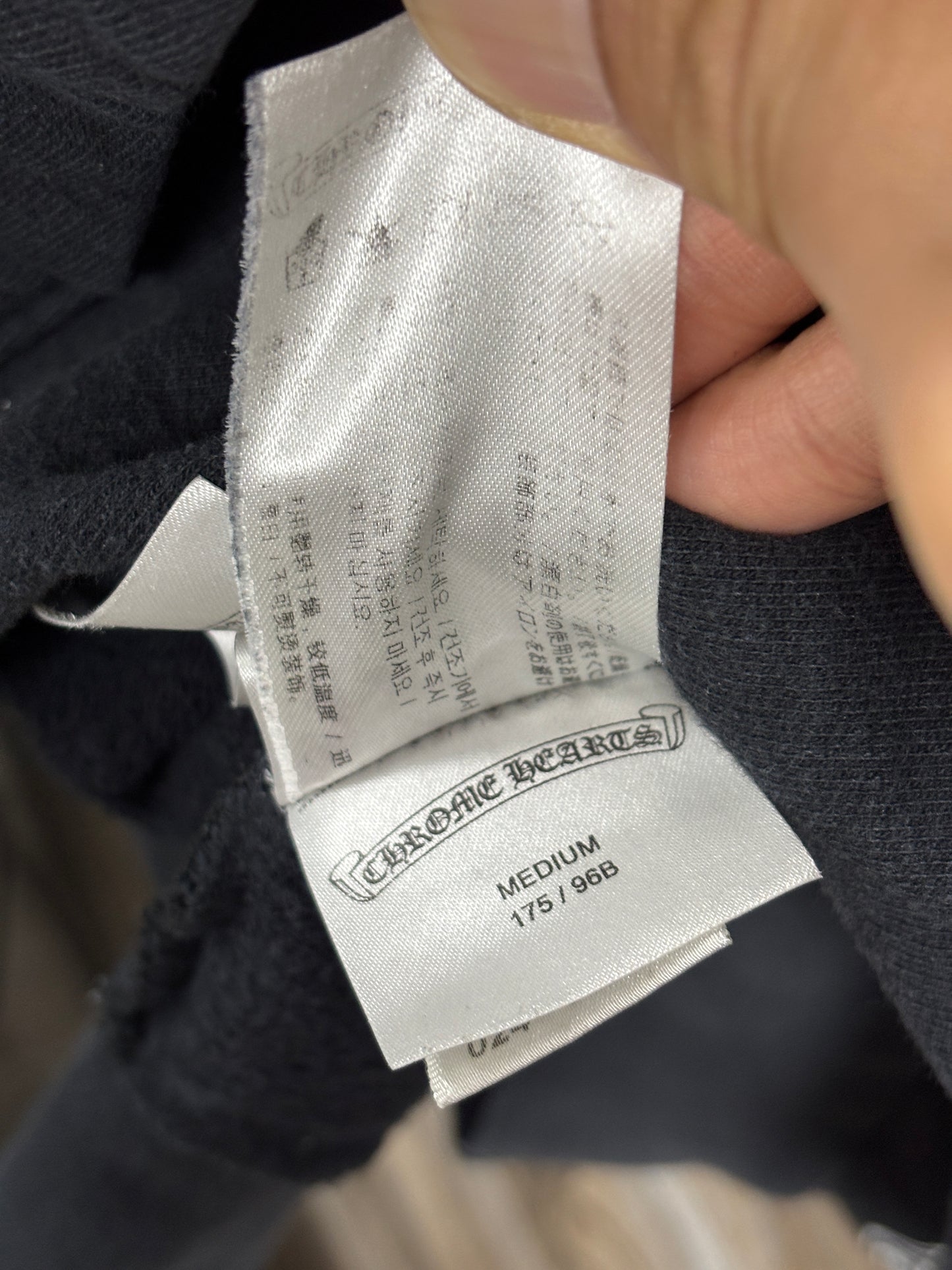 Chrome Hearts Multi Color Cross Zip Hoodie M