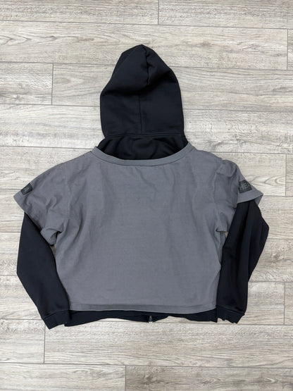 XL - HBA Hood By Air Double Layered Zip up Hoodie