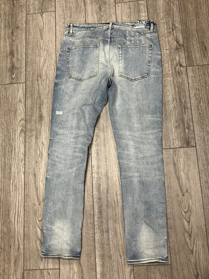 34-KSUBI Washed Light Blue Denim