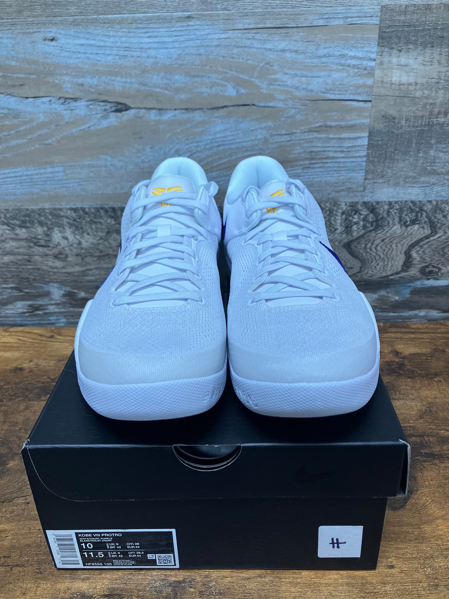 Kobe 8 Lakers Home Size 10