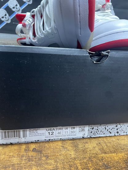 12 - Air Jordan 5 Retro Fire Red (Black Tongue)