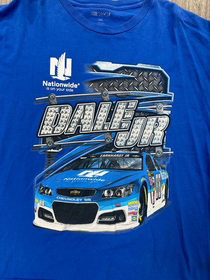 Dale Earnhardt Jr blue tee size 2XL