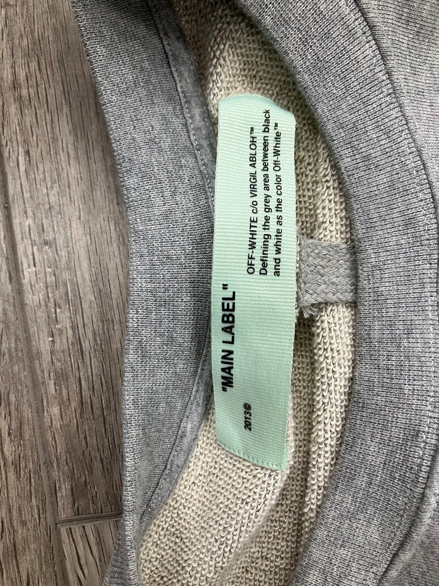 Off White Checkered Crewneck Size Medium