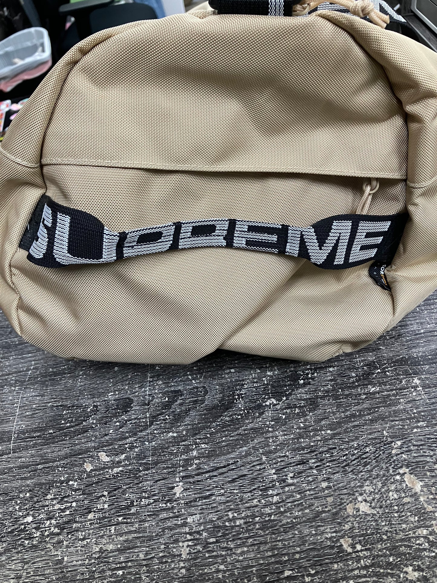 Supreme Tan Duffle Bag SS18
