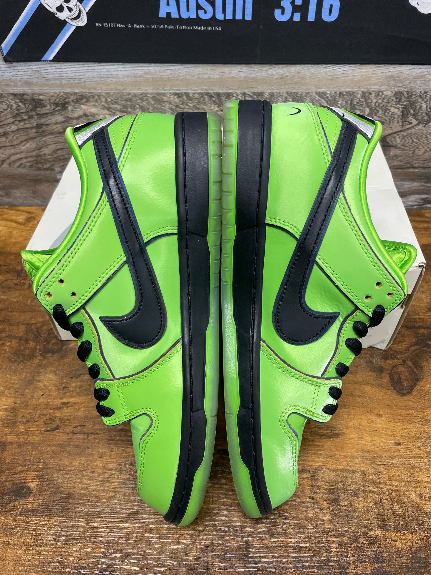 9.5-Nike Dunk Pro SB Powerpuff Girls Buttercup