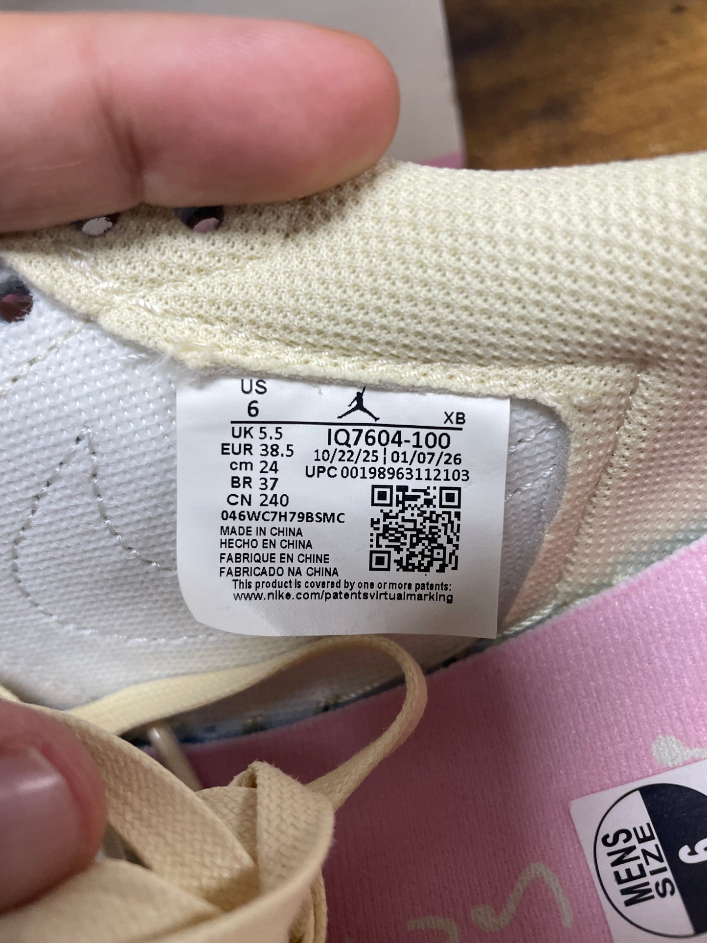 6 - Air Jordan 1 Low x Travis Scott "Shy Pink" sneakers