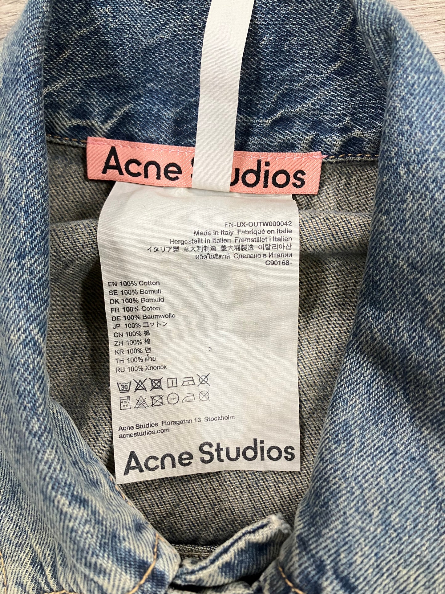 S/M-Acne Studios Denim Jacket