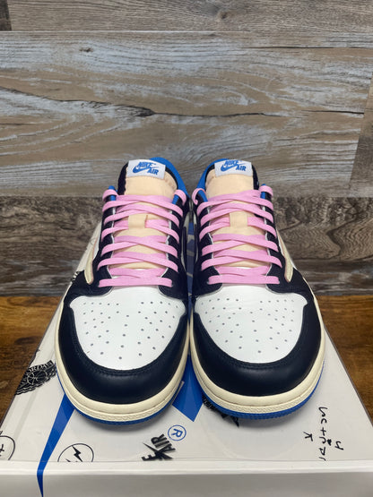 11 - Travis Scott x Fragment Design x Air Jordan 1 Low OG SP "Sail Military Blue"
