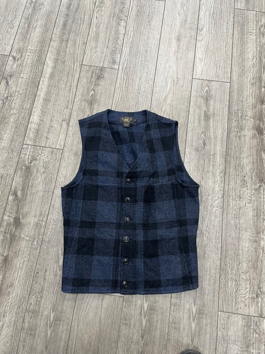 M - RRL Wool Buckleback vest