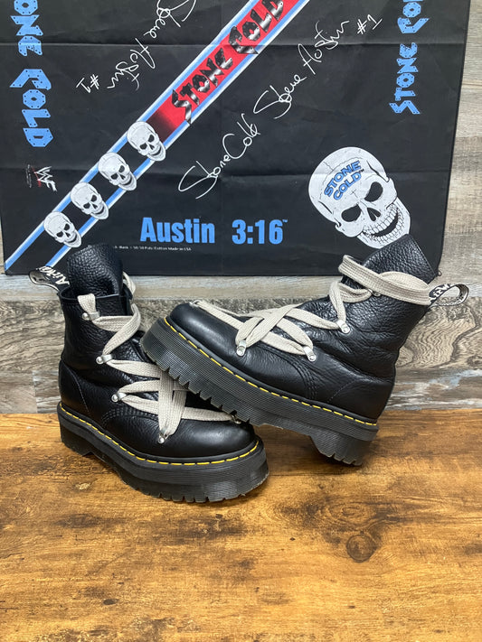 7 - Dr. Martens x Rick Owens 1460 Quad Sole Pentagram Jumbo Lace Boot