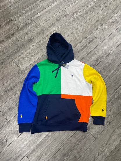 L - Polo Ralph Lauren Color-Block Fleece Hoodie