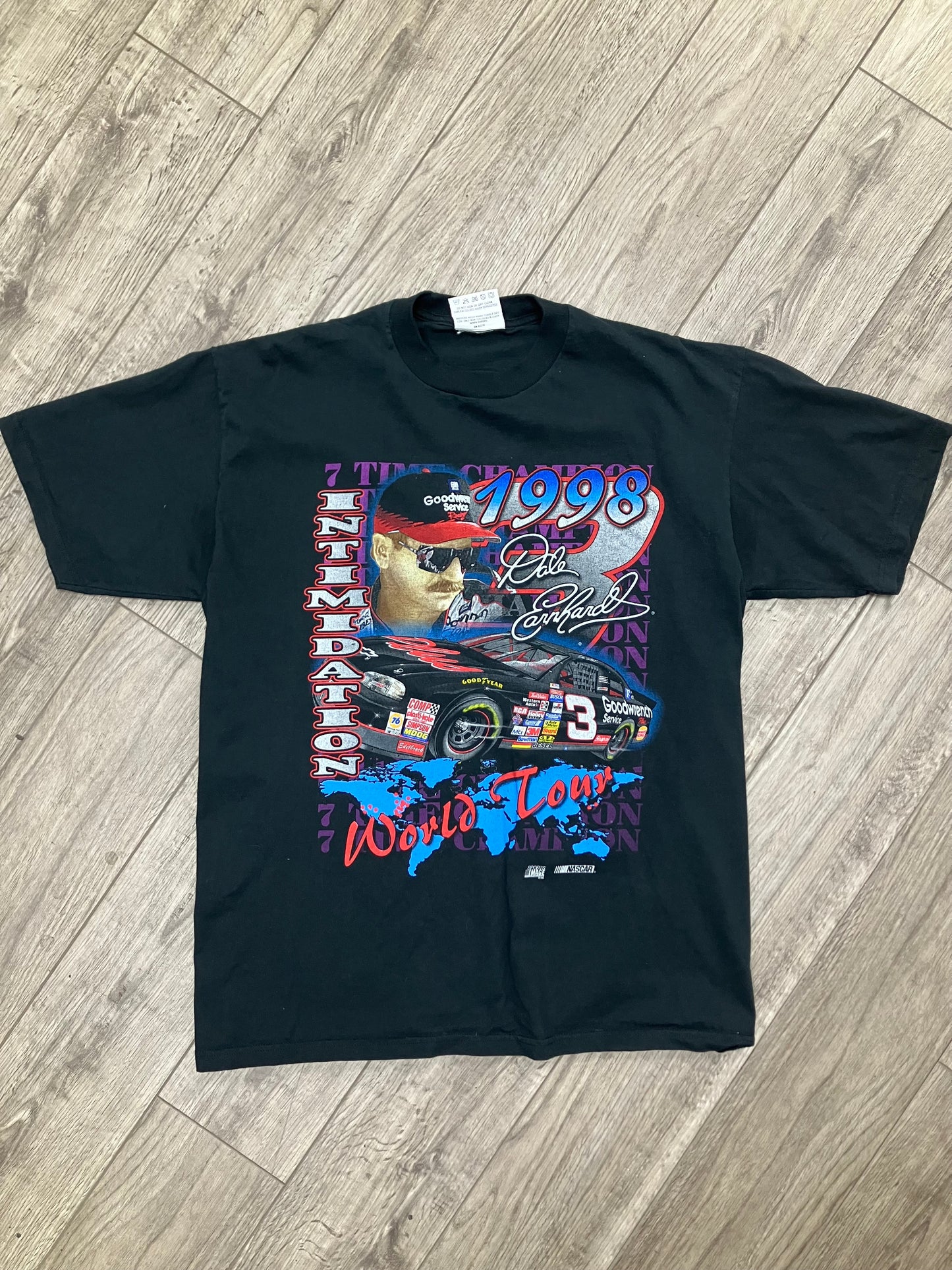 L-Dale Earnhardt 1998 World Tour Tee